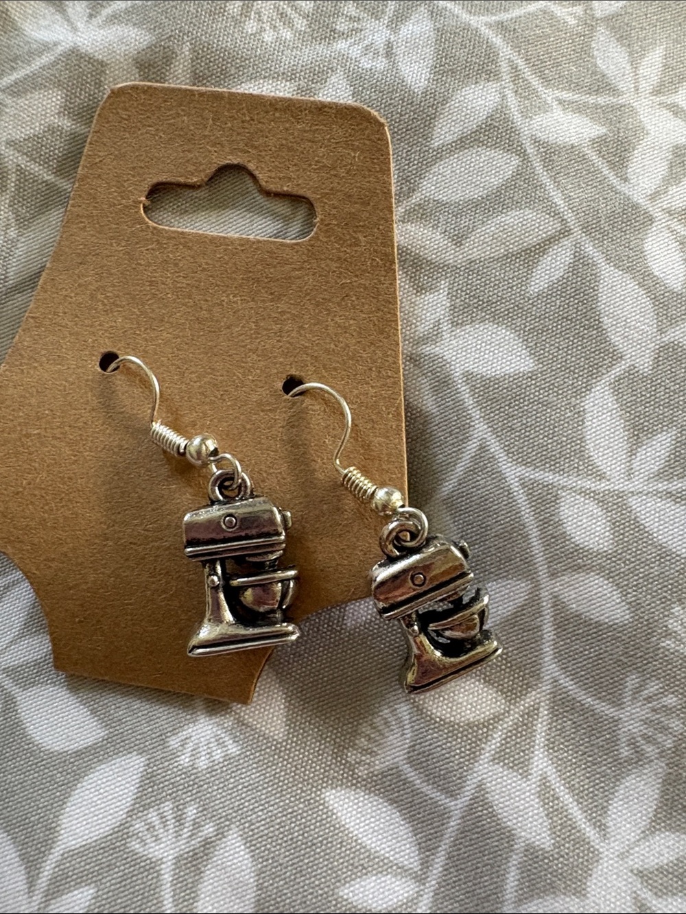 Kitchen Mixer Charm Dangle Earrings
